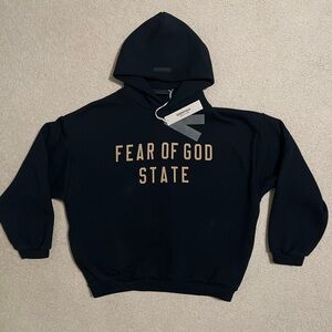 Fear of God Essentials State University Hoodie - Black Size S